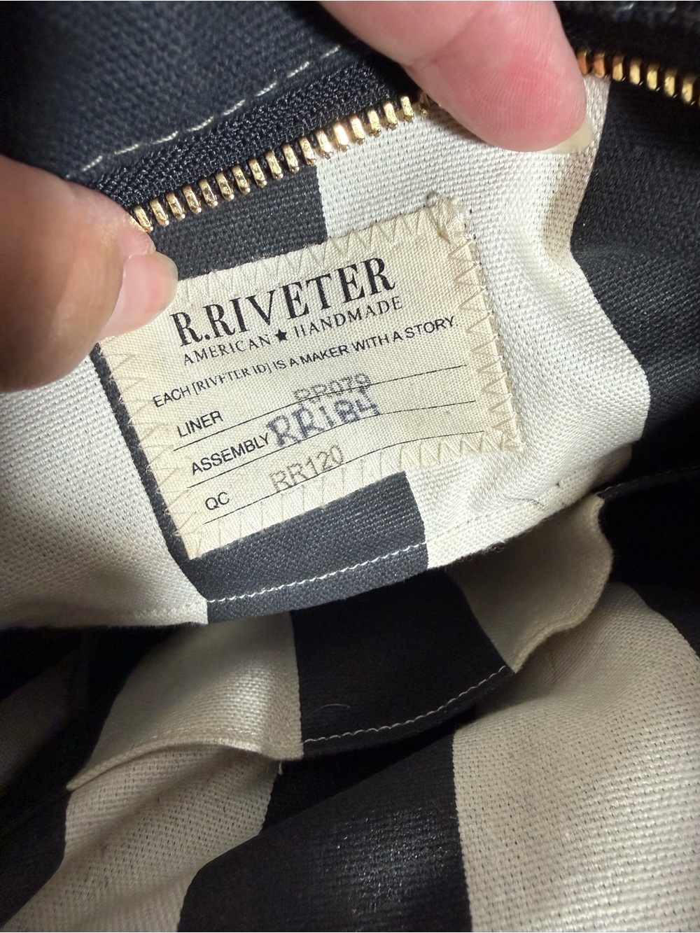 R. Riveter Otto Canvas & Leather Tote - Picture 7 of 9